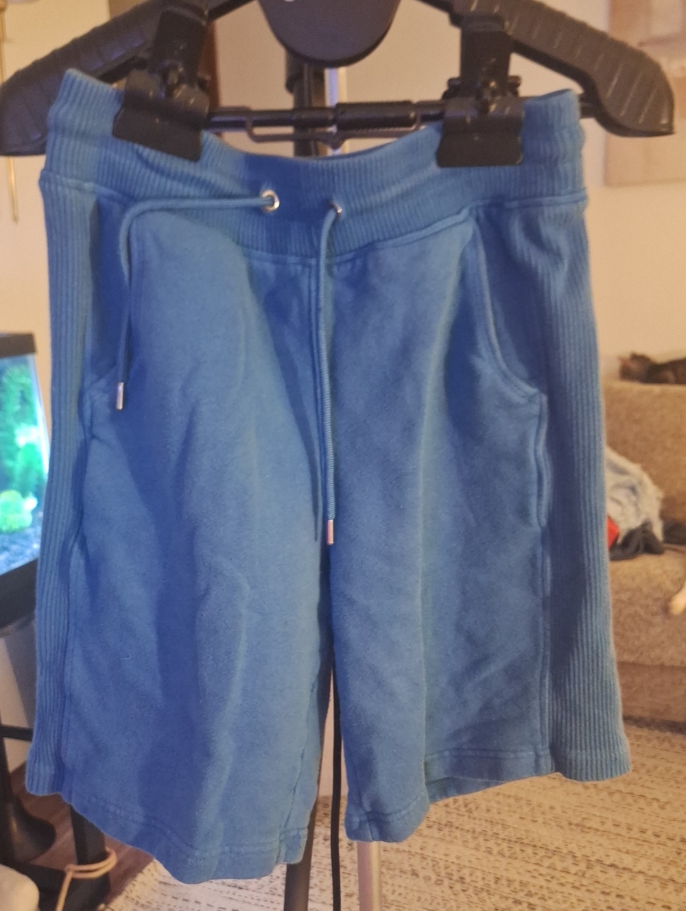 Ideology Blue Women's Drawstring Athletic Shorts